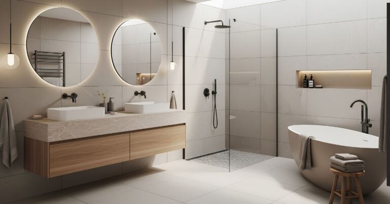 Beige and Grey Bathroom Ideas