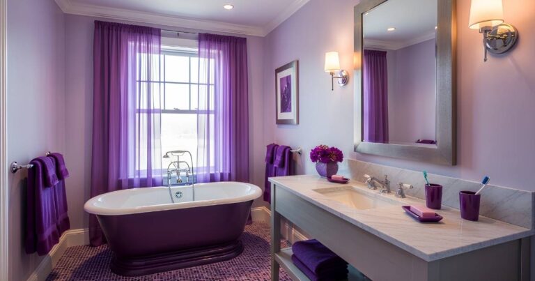 Purple Bathroom Ideas