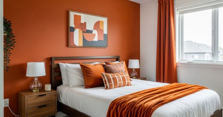 Burnt Orange Bedroom Ideas
