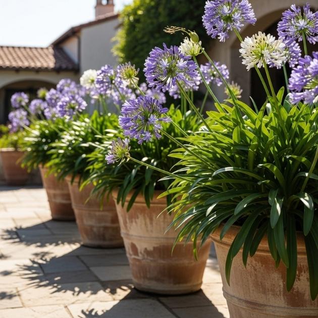 Fill Planters With Low-Maintenance Agapanthus