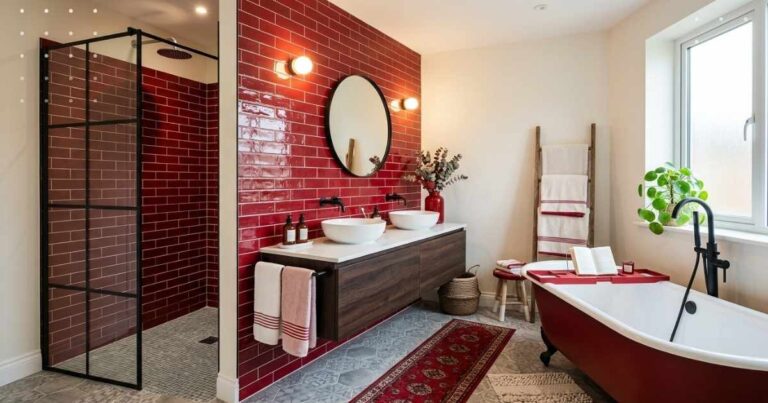 Red Bathroom Ideas