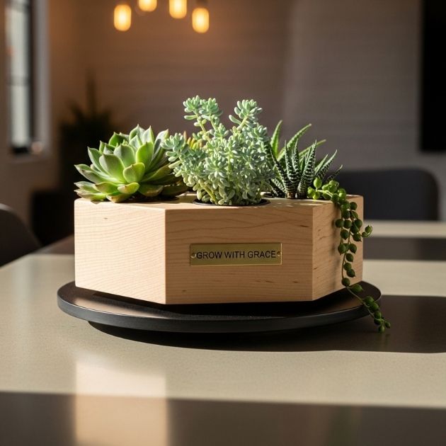 Rotate a Table-Top Centerpiece Planter